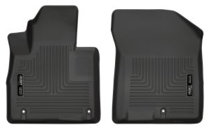 Hyundai Santa Fe Floor Mats - Front - Husky Liners - WeatherBeater - Black - `19-`27